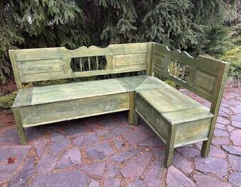 Rohová vidiecka lavica - L40