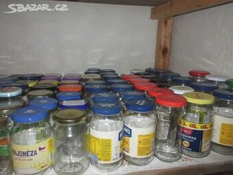 Zavařovací sklenice od majolky a tatarky-různá velikost.