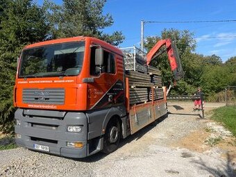 Man TGA valník s hydraulickou rukou