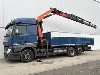 MB Actros 2543 L - 6x2 - Valník + HR-Palfinger 23002