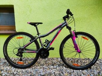 Značkové dětské kolo Author 26"/13,5" (grafit/růžová)II