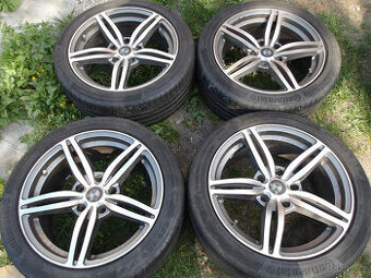 4x alu disky bmw (5x120) letní pneu 225/45 r17