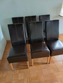 Prodej defakto nových a luxusních židlí - 6 kusů