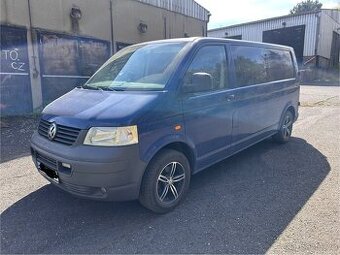 VOLKSWAGEN TRANSPORT Long 2.5TD,96KW,5míst,regály,folie