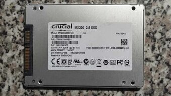 Sata SSD 500GB Crucial životnost 99%