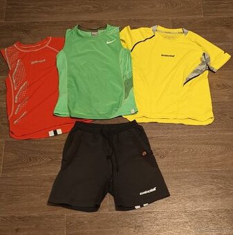 Dětské tenisové oblečení Babolat a Nike vel. 128/140 - 1