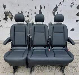 Lavice Sedacka 2+1 Mercedes V-Klasse Vito kůže
