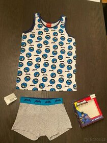 BATMAN sada spodní prádlo: tílko + trenky/boxerky 134/140