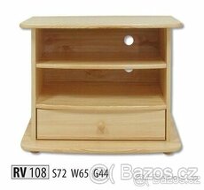 RV 108 TV stolek celomasiv borovice přírodní