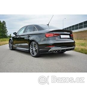Maxton Audi A3 8v difuzory pod zadní nárazník