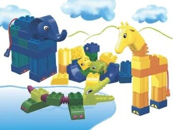 Lego 3515 Africká dobrodružství Slon žirafa a krokodýl