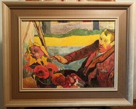 Olejomalba podle Paul Gauguin - Vincent van Gogh.