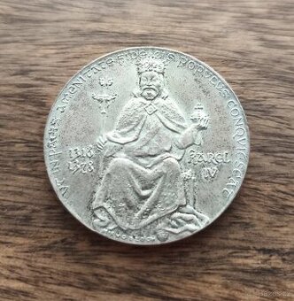 AR Medaile 1978 - Karel IV. Autor Knobloch