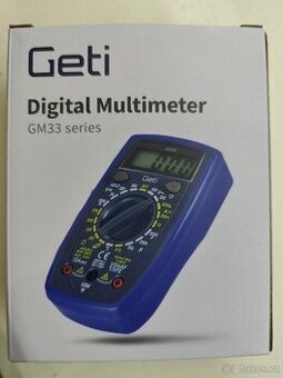 Prodám nový multimetr Geti GM33B - 1