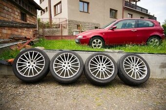 Prodám originální alu disky+ pneu Alfa Romeo