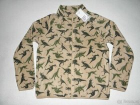 Nová fleecová mikina s dinosaury zn. H&M vel.134/140