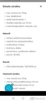 Kancelářský/psací stůl