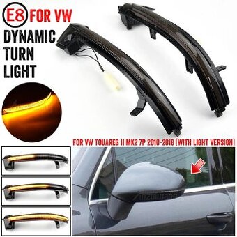 Dynamické blinkry VW Touareg MK2 II 7P 2010-2018
