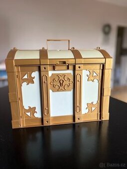 Truhla - zámek - Playmobil zlatá