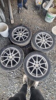 Kola DEZENT 5x108 R17 7.0JX17H2 ET43 235/45 letní gumy