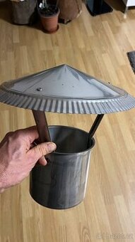 Nerezová komínová stříška 150 mm průměr