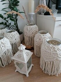 macramé boho lucerny