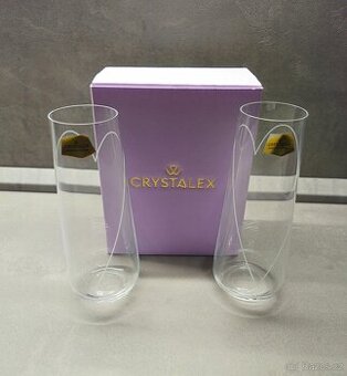Crystalex GLASS HEART sklenice na prosecco 250 ml