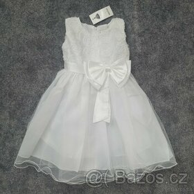 Bílé šaty vel. 120