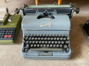 Psací stroj Rheinmetall + Ľubava