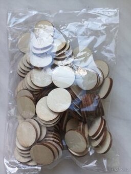 Dřevěná kolečka pro tvoření  100 ks