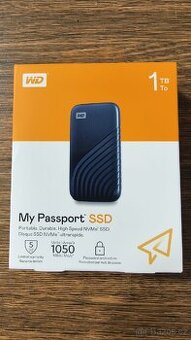 Nový externí SSD disk WD My passport 1TB.