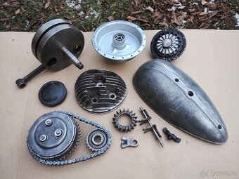 PRODÁM ORIGINÁL DÍLY MOTORU JAWA PÉRÁK 250 FJ / KOMUNISTA