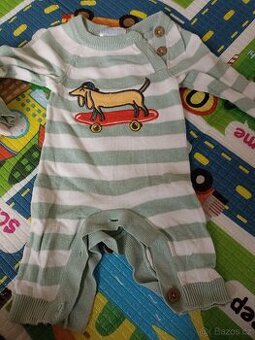 Body/overal s dlouhým rukávem - 56 až 80