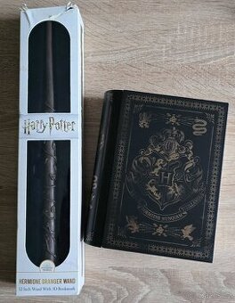 Harry Potter-pokladnička+kouzelnická hůlka