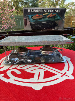 Prod.„ZÁŽITKOVÝ“GRIL,kamenná deska k přípravě jídla u stolu