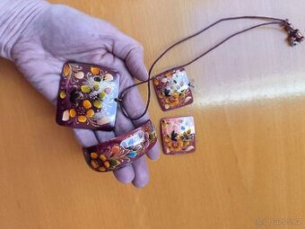 sada šperky náhrdelník náušnice