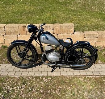 ČZ 125 C neodpružená - motorka s TP
