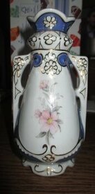 Retro keramická vázička, váza, karafa, Karlovarský porcelán