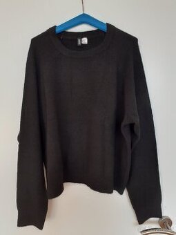 Dámský černý svetr H&M XXL