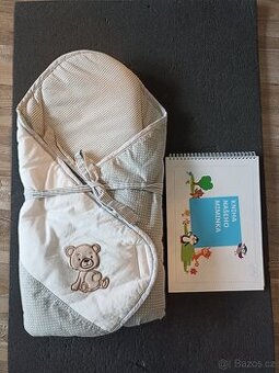 Dětská polstrovaná zavinovačka + knížečka