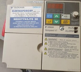 Prodám frekvenční měnič OMRON 4kW