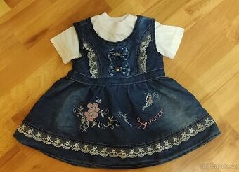 Riflové šatičky vel.80 - 1