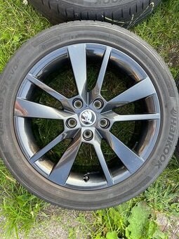 Škoda OCTAVIA 3 originál alu sada model TRIUS antracit
