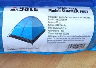 Nový stan pro dvě osoby Yate 200x120x95cm