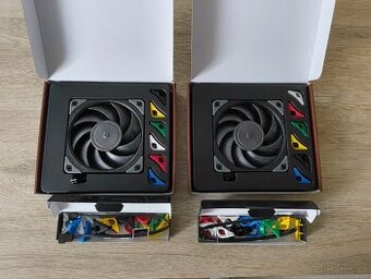 2 ventilátory Noctua NF-A12x25 Chromax.black.swap