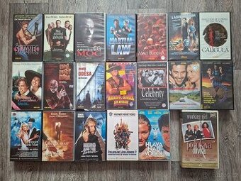 VHS videokazety kazety