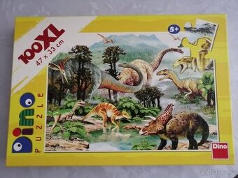Puzzle 100XL Dinosauři