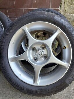 4 Alu disky originál Mazda J15x6JJ - JEN OSOBNĚ