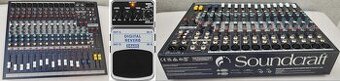 Mixpult Sound Craft EPM 12 + Behringer DR 600 digital reverb