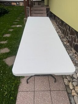 Extra velký zahradní skládací stůl